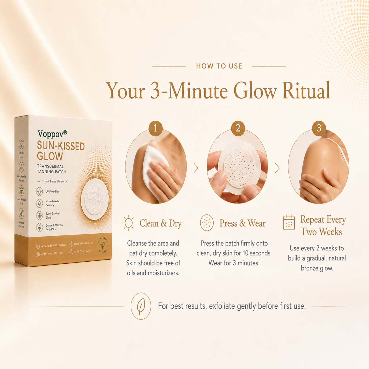 Voppov Transdermal Tanning Patch