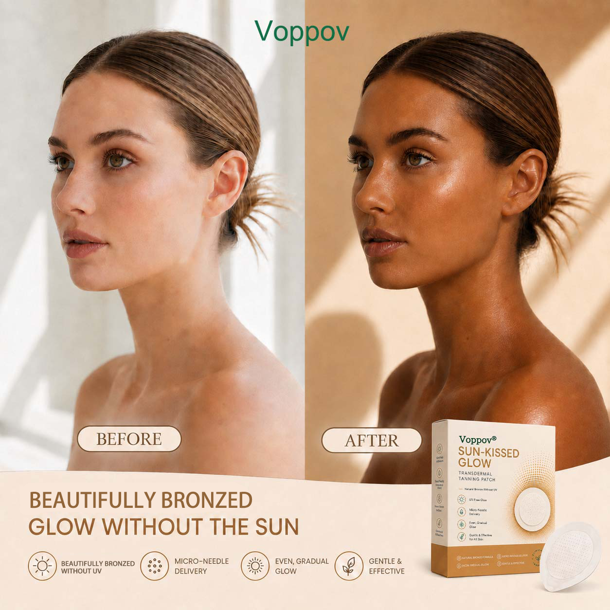 Voppov Transdermal Tanning Patch