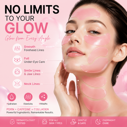 Voppov PDRN Pink Caffeine Collagen Eye Patch – 10-Minute Eye Revival Treatment
