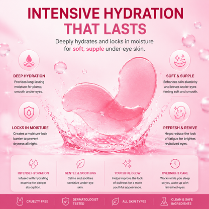 Voppov PDRN Pink Caffeine Collagen Eye Patch – 10-Minute Eye Revival Treatment